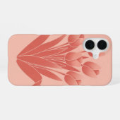 Coque iPhone 16 Bouquet de Tulipes Vintage (Verso Horizontal)