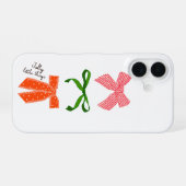 Coque iPhone 16 Bow Jolly Little Things Noël (Verso Horizontal)