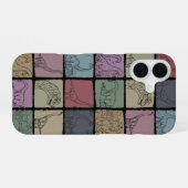 Coque iPhone 16 Brachiosaurus vintage Dinosaur Téléphone rétro (Verso Horizontal)
