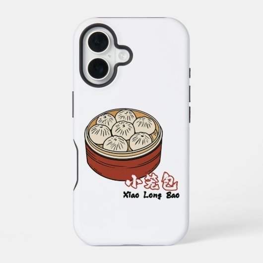 Coque iPhone 16 BubblyCuddle Xiaolongbao (Verso)