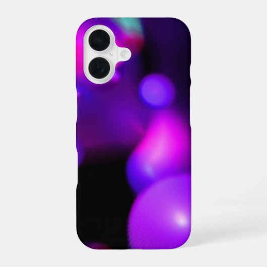 Coque iPhone 16 BULLE QUANTIQUE violet (Verso)