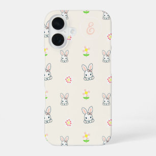 Coque iPhone 16 Bunny Bloom Délice