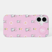 Coque iPhone 16 Bunny Bloom Délice (Verso Horizontal)