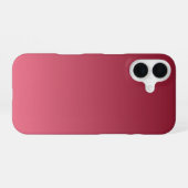 Coque iPhone 16 Burgundy Fade (Verso Horizontal)