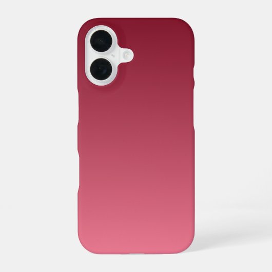 Coque iPhone 16 Burgundy Fade (Verso)