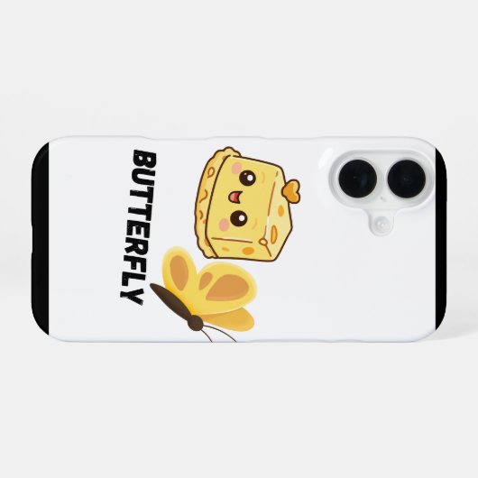 Coque iPhone 16 Butterfly Phone Case (Verso Horizontal)