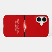 Coque iPhone 16 Câbles électriques Handyman (Verso Horizontal)