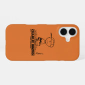 Coque iPhone 16 cacahuètes | Charlie Brown Jouer à la balle (Verso Horizontal)