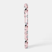 Coque iPhone 16 cacahuètes | Coeurs de snoopy (Côté gauche)