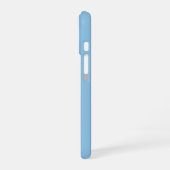 Coque iPhone 16 cacahuètes | Parapluie bleu Woodstock (Côté gauche)