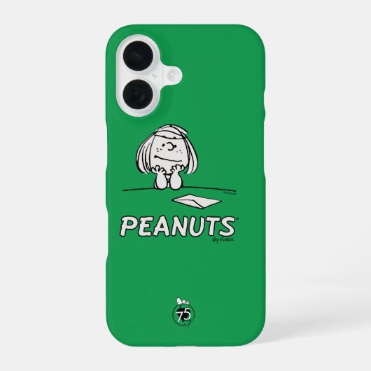 Coque iPhone 16 cacahuètes | Pepperment Patty Thoughts (Verso)