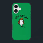 Coque iPhone 16 cacahuètes | Pepperment Patty You Good?<br><div class="desc">Découvrez ce design amusant de cacahuètes avec Pepperment Patty.</div>