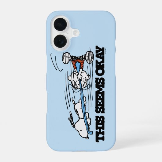 Coque iPhone 16 cacahuètes | Snoopy & Linus (Verso)