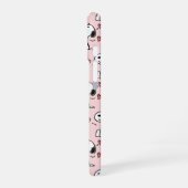 Coque iPhone 16 Cachou | Cœurs de Snoopy (Côté gauche)