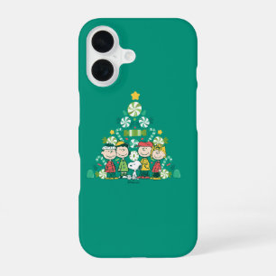 Coque iPhone 16 Cachou Sapin de Noël à la menthe poivrée