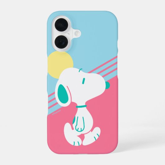 Coque iPhone 16 Cachou | Snoopy Deco Dreams Sun (Verso)