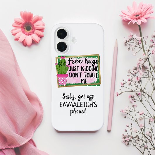 Coque iPhone 16 Cactus de sublimation drôle décrochage