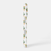 Coque iPhone 16 Cactus en pot sur fond blanc (Côté droit)