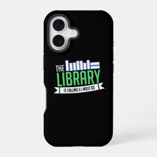 Coque iPhone 16 Cadeau de bibliothécaire Bibliothèque Livres