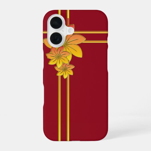 Coque iPhone 16 Cadeau de fleurs (Verso)