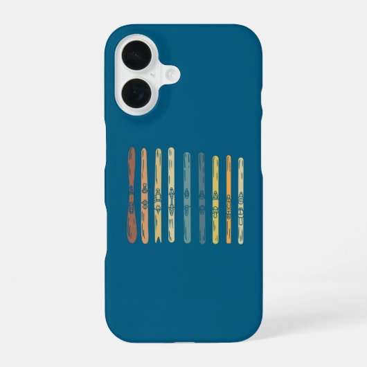 Coque iPhone 16 Cadeau Ski boards (Verso)