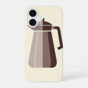 Coque iPhone 16 Cafetière vintage