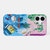 Coque iPhone 16 Caisson de téléphone pour chat original (Verso Horizontal)