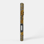 Coque iPhone 16 Calabre Élégant Monogramme (Côté droit)