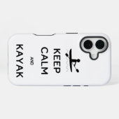 Coque iPhone 16 Calme et Kayak (Verso Horizontal)