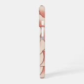 Coque iPhone 16 Camélia stylisé vintage (Côté gauche)