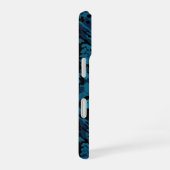 Coque iPhone 16 Camo bleu (Côté droit)