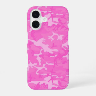 Coque iPhone 16 Camo rose