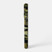 Coque iPhone 16 Camo vert foncé (Côté gauche)