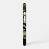 Coque iPhone 16 Camo vert foncé (Côté gauche)
