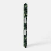 Coque iPhone 16 Camouflage de chat vert foncé (Côté droit)