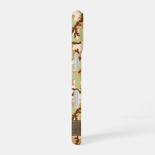 Coque iPhone 16 Camouflage du désert (Côté droit)