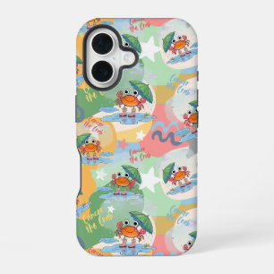 Coque iPhone 16 Cancer le signe du zodiaque Crabe