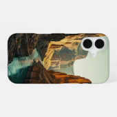 Coque iPhone 16 Canyon de la rivière vintage (Verso Horizontal)