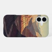 Coque iPhone 16 Canyon Silencieux Rétro (Verso Horizontal)