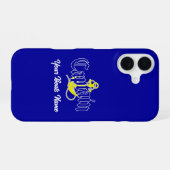 Coque iPhone 16 Capitaine de bateau (Verso Horizontal)