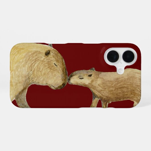 Coque iPhone 16 Capybara (Verso Horizontal)