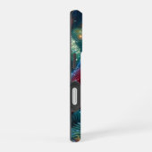 Coque iPhone 16 Cardinal de Noël/hiver (Côté droit)