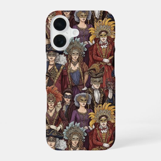 Coque iPhone 16 Carnaval de Venise (Verso)