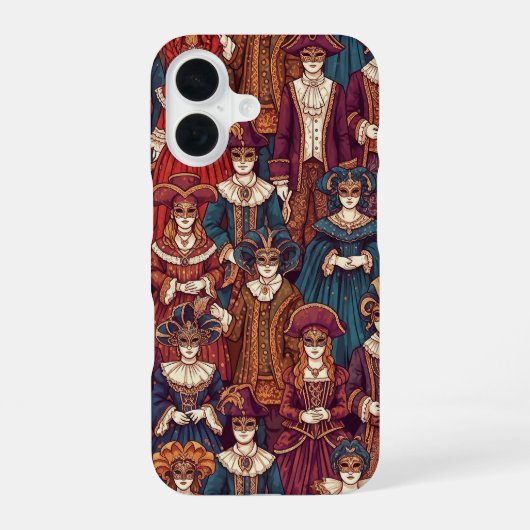Coque iPhone 16 Carnaval de Venise (Verso)