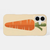 Coque iPhone 16 Carotte Vintage Stylisée (Verso Horizontal)