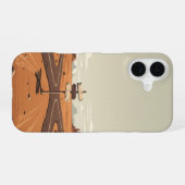 Coque iPhone 16 Carrefour du désert (Verso Horizontal)