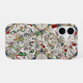 Coque iPhone 16 Carte du ciel (Verso Horizontal)