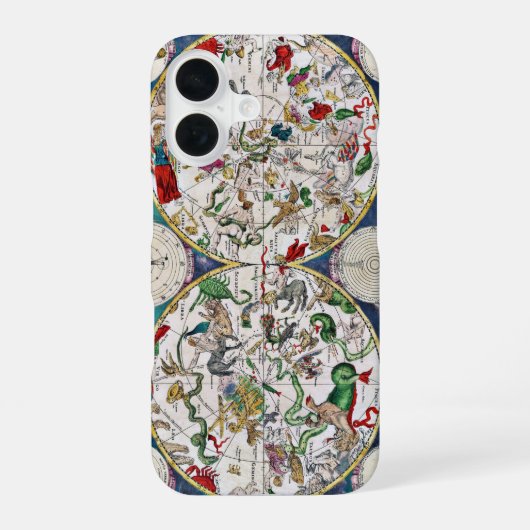 Coque iPhone 16 Carte du ciel (Verso)