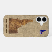 Coque iPhone 16 Carte Idaho Spud (Verso Horizontal)