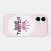 Coque iPhone 16 Carte postale Reine de Pickleball (Verso Horizontal)